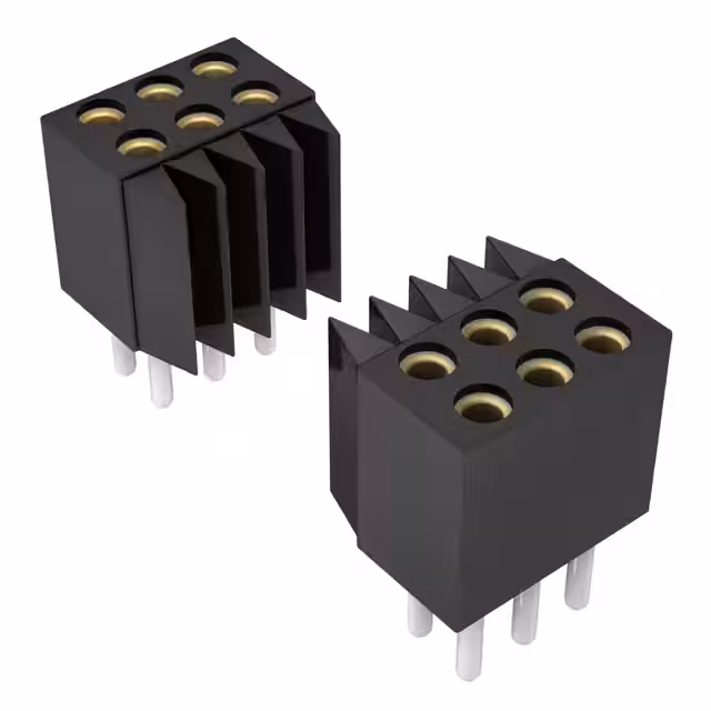 855-87-057-10-001101 Preci-Dip  Headers Receptacles Female Sockets